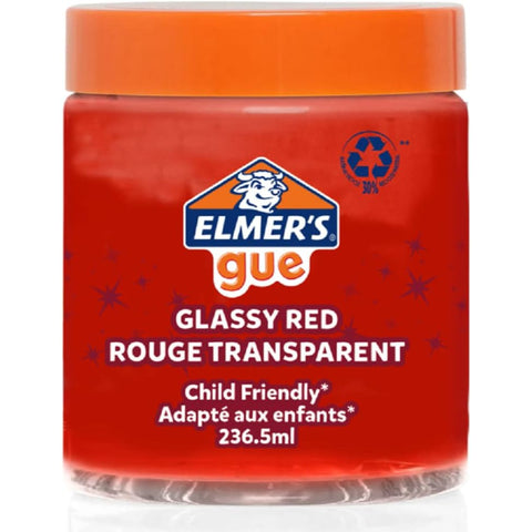 ELMERS RED GUE 1 PC 236ML--ايلميرز سلايم جاهز احمر حبة 236مل