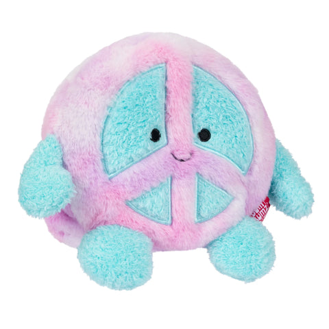 BumBumz 7.5-inch Plush - Peace Symbol Megs Collectible Stuffed Toy - RetroBumz Series--لعبة بامبومز القطيفة مقاس 19.05 سم - لعبة محشوة برمز السلام ميجز - سلسلة ريتروبومز