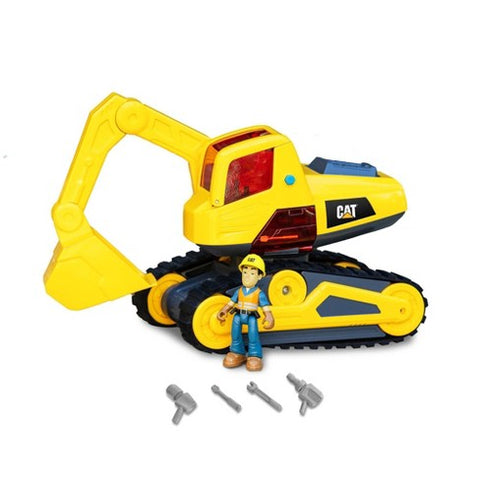 CAT Light&Sound Power Action Crew 2 Assortment, Battery Operated, Dump Truck--مجموعة 2، تعمل بالبطارية، شاحنة قلابة