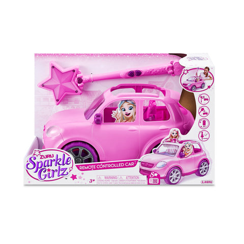 ZURU SPARKLE GIRLZ Remote controlled Car for Sparkle Dolls 10.5" --سيارة تعمل بالتحكم عن بعد للدمى المتلألئة مقاس 10.5 بوصة