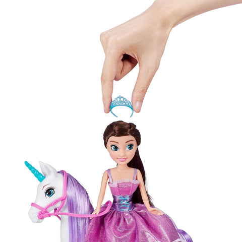 ZURU SPARKLE GIRLZ Princess with Royal Horse 10.5" Playset--مجموعة لعب  مقاس 10.5 بوصة