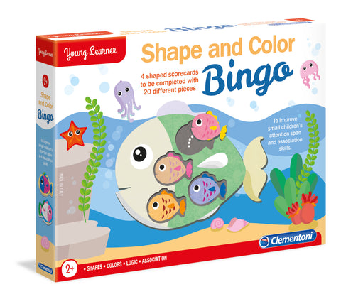 SHAPES AND COLORS BINGO (USA-ENG)--كلمنتوني - لعبة الاشكال والالوان بينجو