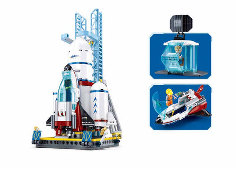 SPACE - Dream launch Center 424pcs -- الفضاء - مركز إطلاق الأحلام 424 قطعة