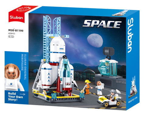 SPACE - Dream launch Center 424pcs -- الفضاء - مركز إطلاق الأحلام 424 قطعة