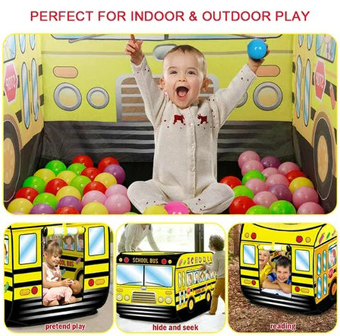 Play time Children Tent School Bus 19-995-7032B--خيمة باص المدرسة