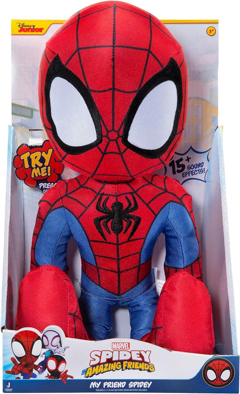 Spidey N Friends -Feature Plush (My Friend Spidey)--لعبة مخملية من اس ان اف (ماي فرند سبايدي)، سبايدر مان