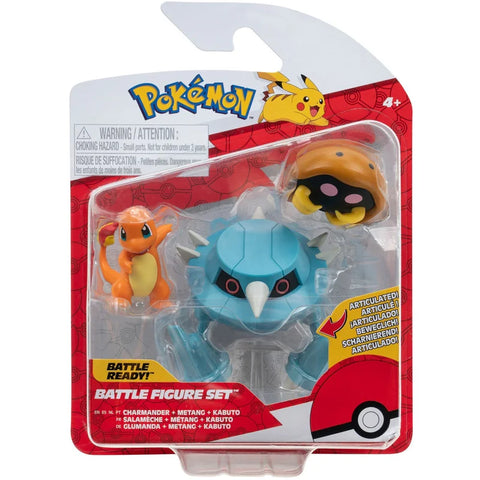 Pokemon Battle Figure Set 3Pack Asst--مجموعة شخصيات بوكيمون باتل متنوع