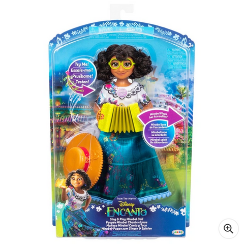 Encanto Sing & Play Mirabel Feature 11-Inch Doll --دمية ميرابيل المميزة من إنكانتو سينج آند بلاي مقاس 11 بوصة