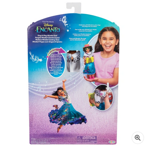 Encanto Sing & Play Mirabel Feature 11-Inch Doll --دمية ميرابيل المميزة من إنكانتو سينج آند بلاي مقاس 11 بوصة