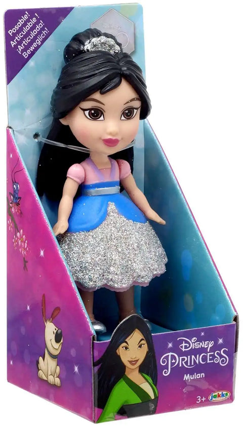 Disney Princess Posable Mulan 3-Inch Mini Figure--ديزني برينسيس ميني دميه صغيره 3 بوصة