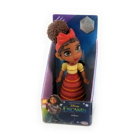 Disney Encanto Dolores Poseable Collectible Figure Jakks--ديزني برينسيس ميني دميه صغيره 3 بوصة