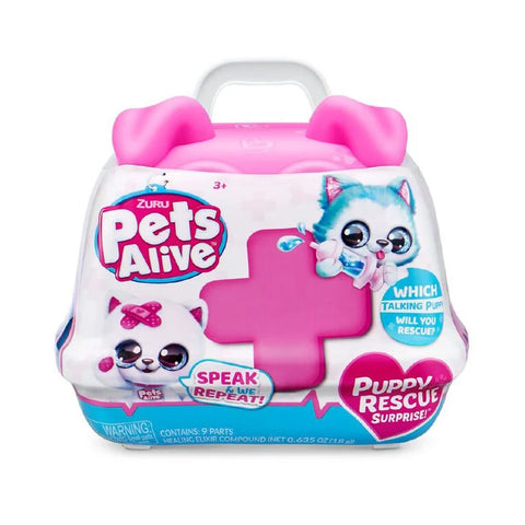 ZURU PETS ALIVE-PET SHOP SURPRISE-SERIES 3 INTERACTIVE PLUSH  Assortment--متجر الحيوانات الأليفة التفاعلية من بيتس ألايف