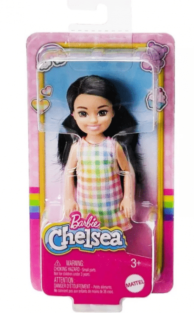 BARBIE CHELSEA DOLL COLLECTION 6 INCH--مجموعة دمى باربي تشيلسي، دمى صغيرة ترتدي أزياء وأحذية قابلة للإزالة، مقاس 6 بوصات