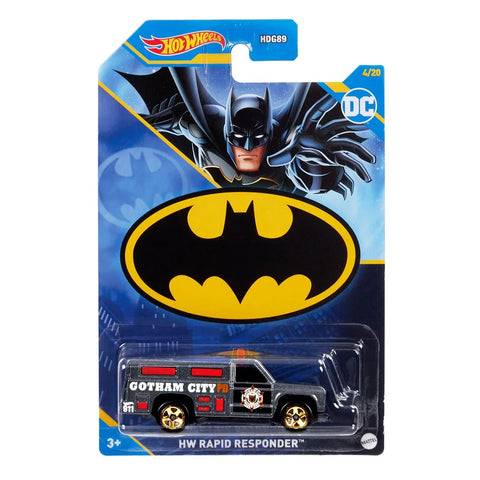 Hot Wheels  Batman -Themed 1:64 Scale Vehicle--مركبة باتمان مصبوبة بمقياس 1:64من هوت ويل