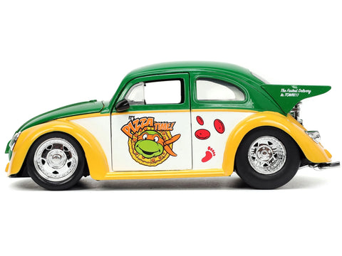 Jada Turtles 1959 VW Drag Beetle 1:24--جادا ترتلز 1959 فولكس فاجن دراج بيتل 1:24