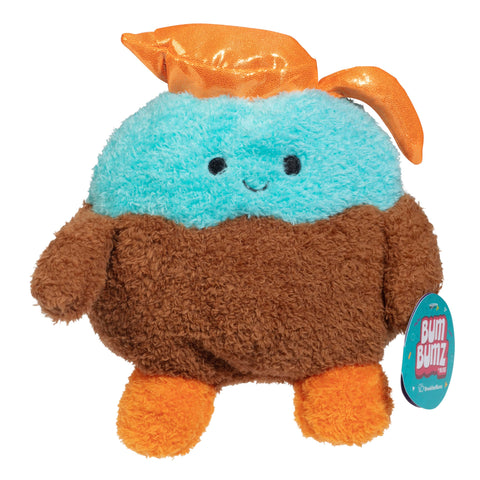 BumBumz 7.5-inch Plush -  Coffee Colton Collectible Stuffed Toy - BreakfastBumz Series--لعبة محشوة كولتون كوفي - سلسلة بريكفاسبومز