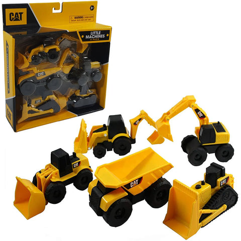 CAT MINI MACHINES FW VALUE 3 5PK--حزمه مصغرة ، أصفر، من كاتربيلار