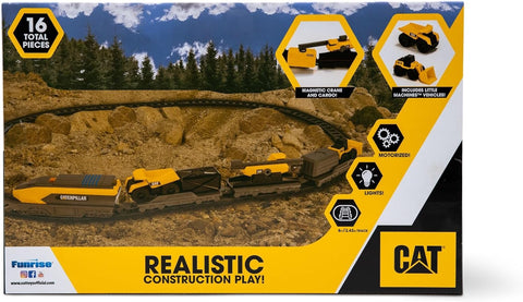 Catterpillar Funrise Cat Little Machine Power Truck Train Set--مجموعة قطار شاحنة كات ليتل ماشين باور من كاتربيلر فانرايز