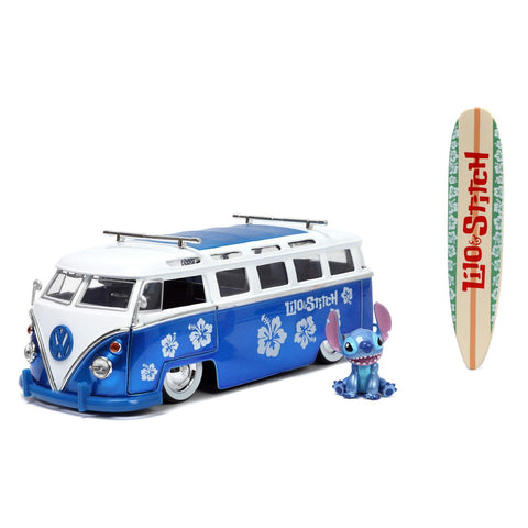 Jada Stitch Van with Figure, 1:24--جادا سيارة ستيتش فان مقاس 1:24