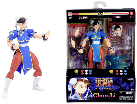 Jada Street Fighter II Chun Li 6" Figure--مجسم جادا ستريت فايتر 6 بوصة