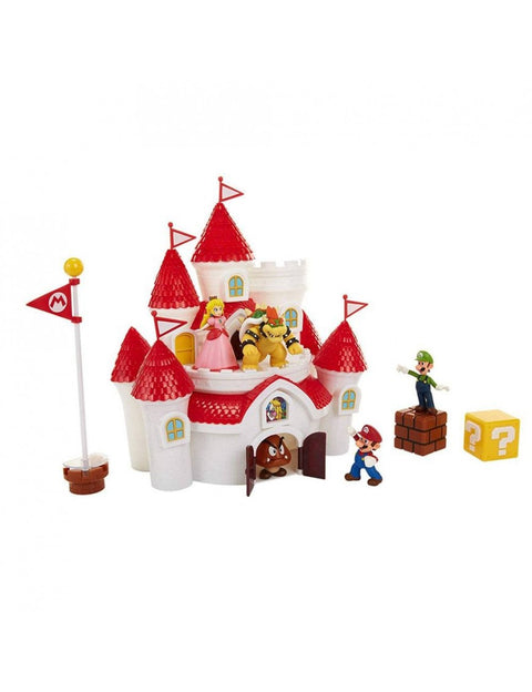 SUPERMARIO DELUXE CASTLE PLAYSET 6CM--لعبة سوبر ماريو ديلوكس كاستل 6 سم