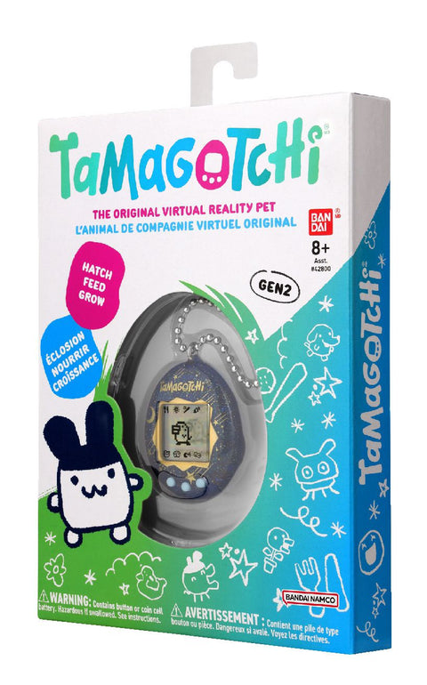 TAMAGOTCHI ORIGI. STARRY NIGHT B/O--لعبة الحيوان الأليف الإلكتروني الأصلية بتصميم ستاري نايت من تاماجوتشي