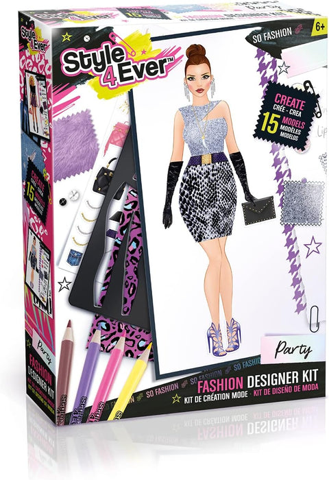 Style 4 Ever-fashion designer kit--كانال تويز - مجموعة ستايل 4 ايفر لتصميم الأزياء