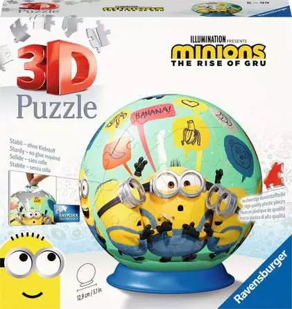 Ravensburger Puzzle-Ball Minions 2 - 72pcs--لعبة ألغاز كرة المينيونز 2 من رافنسبرجر - 72 قطعة