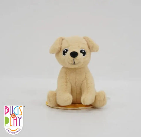 Pugs At Play Shoulder Buddy Goldie 4-Inch--لعبة غولدي رفيق الكتف من باغز ات بلاي، مقاس 10 سم