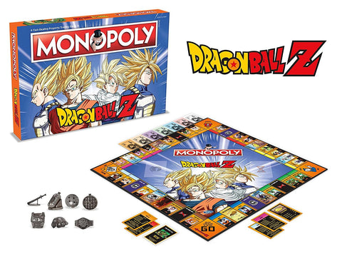 Winning Moves Monopoly Dragon Ball Z Board Game--لعبة وينينغ موف مونوبولي دراغون بول زد اللوحية