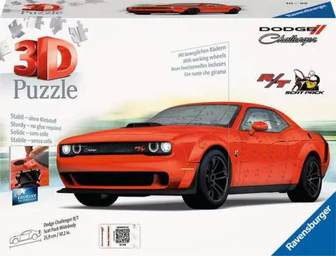 Ravensburger Dodge Challenger R/T Scat Pack Widebody--ريفينز بيرغر احجيات ثلاثية الابعاد 11284