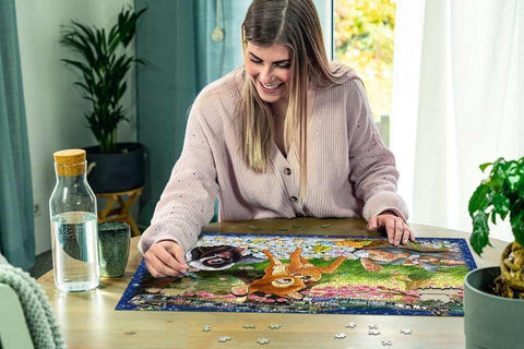 Ravensburger Disney Bambi Collector's Edition 1000 Piece Puzzle  Every Piece is Unique, Soft click Technology Means Pieces Fit Together --ريفينز بيرغر بازل ديزني بامبي 1000 قطعة ، كل قطعة فريدة من نوعها، تقنية سوفت كليك تعني قطع تناسب بعضها