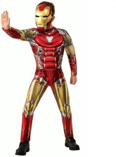 Rubies Deluxe Iron Man Costume-- زي الرجل الحديدي الفاخر