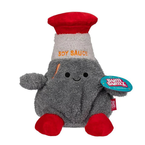 BumBumz 7.5-inch Plush - Soy Sauce Spence Collectible Stuffed Toy - TakeoutBumz Series--لعبة بومبومز القطيفة مقاس 7.5 سم - لعبة محشوة بصلصة الصويا سبنس - سلسلة