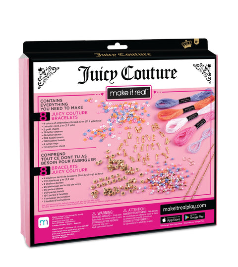 Make It Real Juicy Couture Love Letters Bracelets--مجموعة صنع اساور بحروف الحب من ميك ات ريل