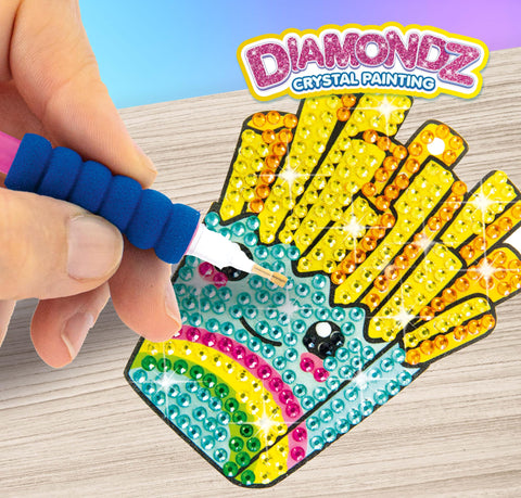 Craze DIAMONDZ – Keychain Set Snacks--مجموعة مفاتيح للوجبات الخفيفة