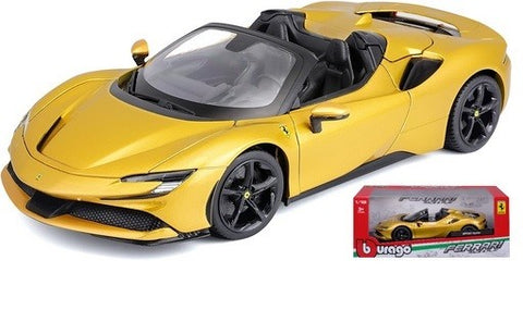 Bburago 1/18 Ferrari - SF90 Spider--نموذج مجسم لسيارة فيراري