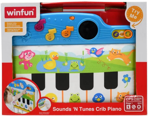 Winfun Sounds’N Tunes Crib Piano --لعبة بيانو الألحان العذبة للاطفال