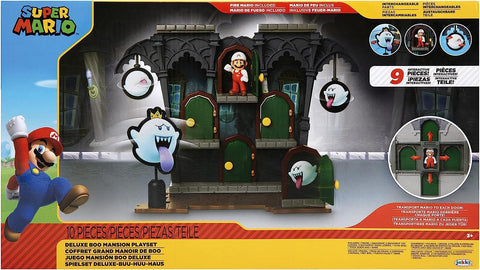 SUPERMARIO DELUXE MANSION PLAYSET 6CM--مجموعة اللعب سوبر ماريو ديلوكس 6 سم