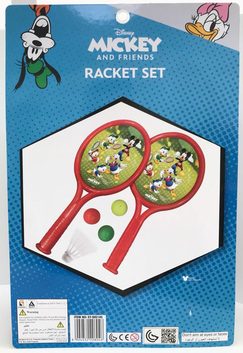 DISNEY MICKEY RACKET SET--مجموعة مضارب ديزني ميكي