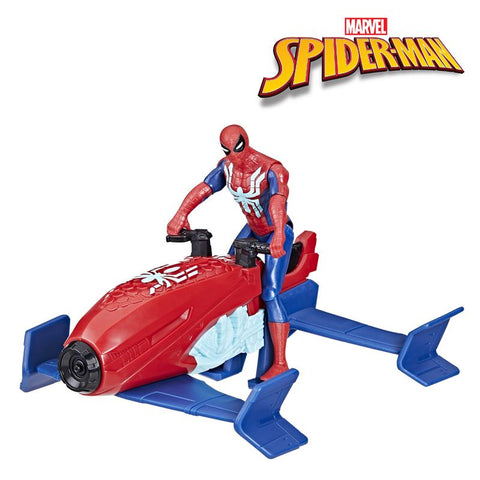 Marvel Spider-Man Epic Hero Series Web Splashers Spider-Man Hydro Jet Blast--مركبة رذاذ الشبكة من سبايدرمان