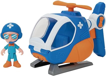 BLIPPI RESCUE HELICOPTER--بليبي - لعبة طائرة الهليكوبتر للإنقاذ الجوي المميزة