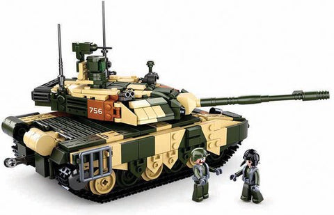 Sluban Model bricks-T90MS Battle Tank -- سلوبان قطع تركيب دبابة