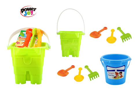 Summerz Bucket XS 4 Pieces Assorted, One Piece Sold Separately --دلو صغير من سامرز، 4 قطع متنوعة، بالإضافة الى قطعة واحدة تباع بشكل منفصل