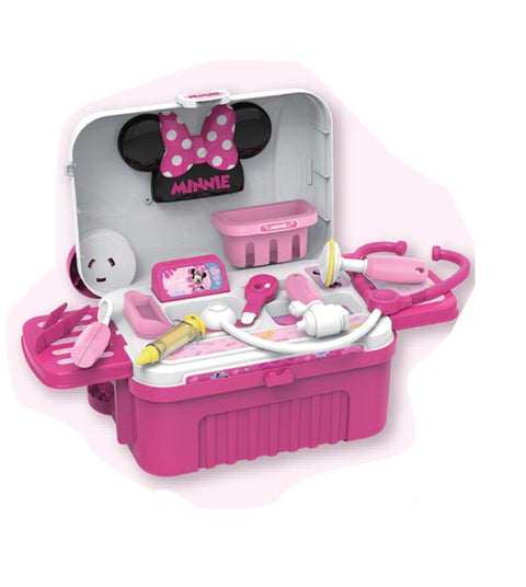 MINNIE MOUSE DOCTOR SET TROLLEYCASE 3IN1--3 انش طقم طبيب ميني ماوس