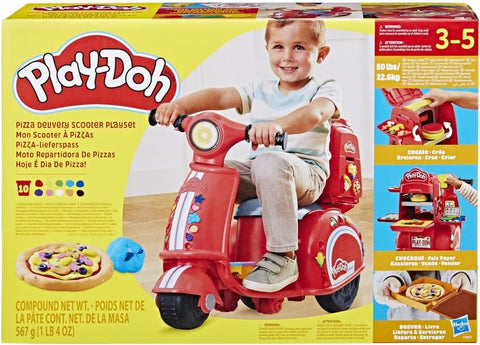 Play-Doh Pizza Delivery Scooter Playset--طقم دراجة توصيل البيتزا