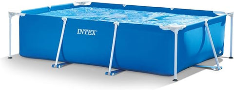 INTEX RECTANGULAR FRAME POOL 3OM X 2OM X O.75M --انتكس حوض سباحة بإطار مستطيل