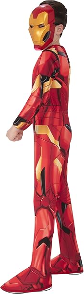 RUBIES AVC- IRON MAN DLX CHILD COSTUM-- زي الرجل الحديدي الفاخر للأطفال