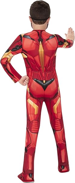 RUBIES AVC- IRON MAN DLX CHILD COSTUM-- زي الرجل الحديدي الفاخر للأطفال