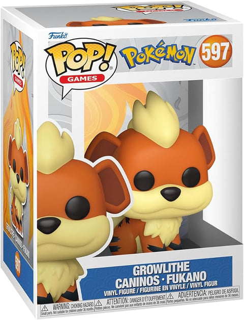 Pop! Games: Pokemon - Growlithe (EMEA)-- البوب! الألعاب: بوكيمون - جروليث (أوروبا والشرق الأوسط وأفريقيا)